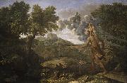 Nicolas Poussin Paysage avec Orion aveugle cherchant le soleil painting